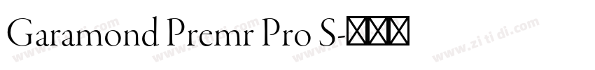 Garamond Premr Pro S字体转换